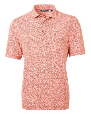 MCK01161A - Virtue Eco Pique Botanical Print Recycled Polo