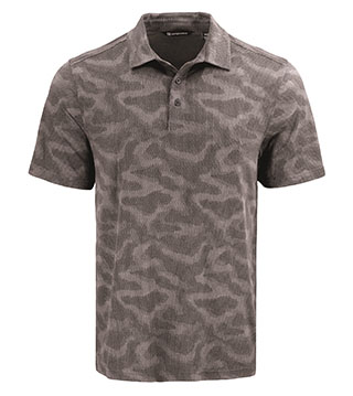 MCK01359 - Coastline Recycled Double Peached Camo Print Polo