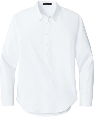 Ladies Long Sleeve Modern Oxford Shirt