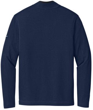 Textured 1/2-Zip Cover-Up