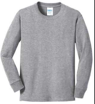PC54YLSA - Youth Long Sleeve Core Cotton Tee