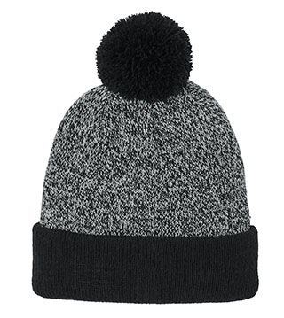 STC68 - Halftime Heather Pom Beanie