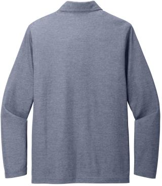 Oceanside Heather Long Sleeve Polo